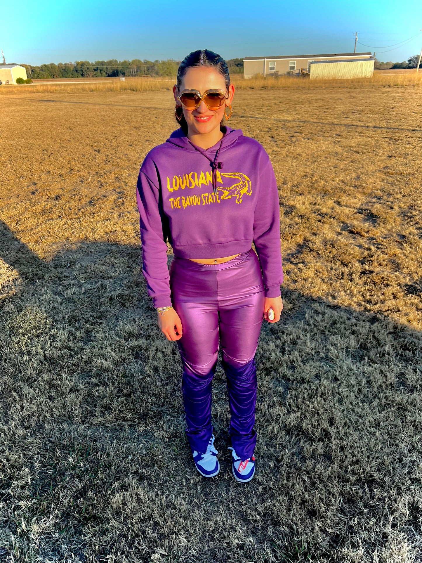 Bayou Allure: Louisiana Gator Hoodie