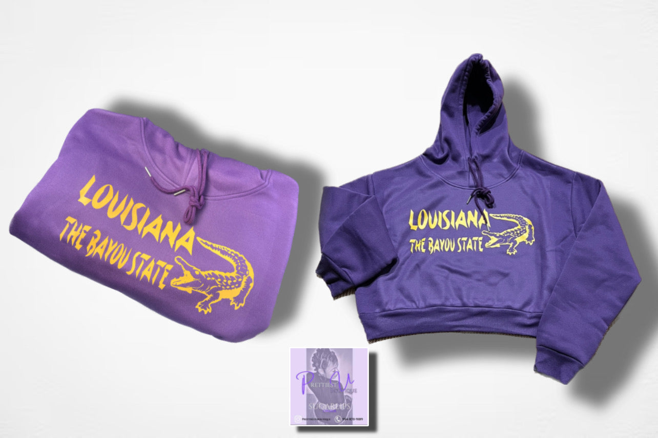 Bayou Allure: Louisiana Gator Hoodie