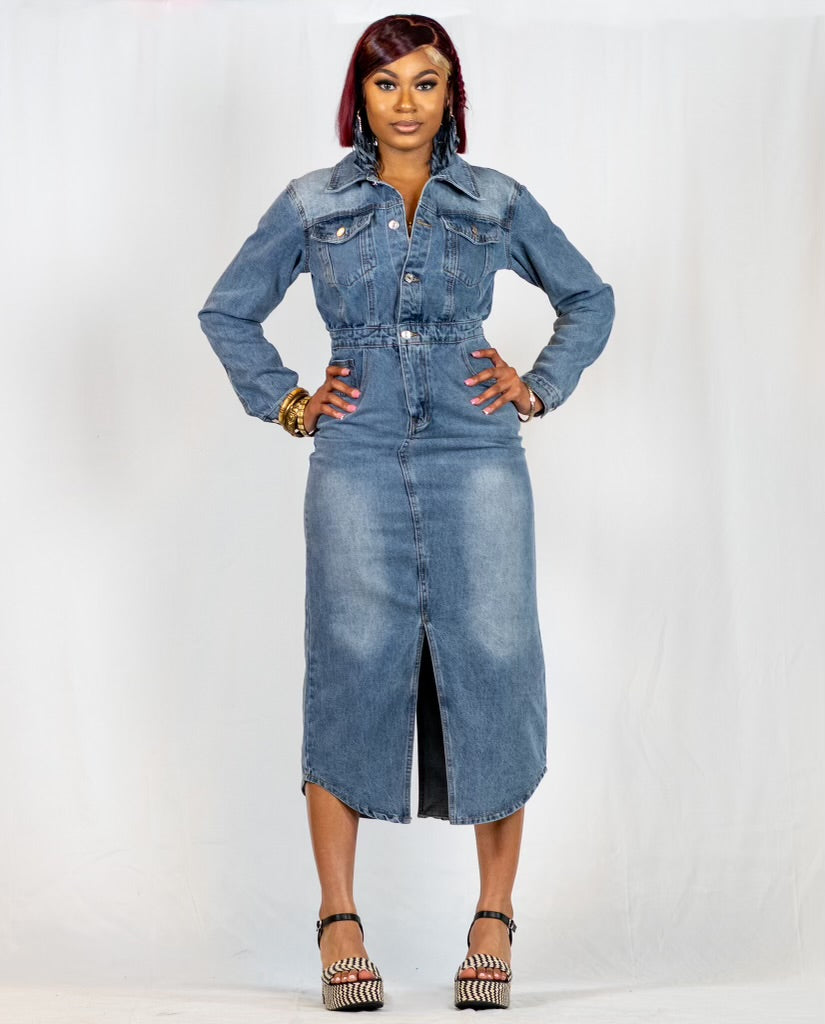 DenimChic Dress